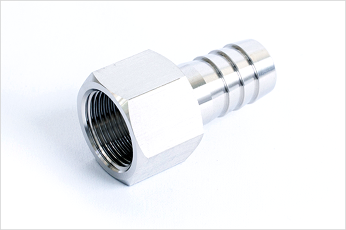 Hexagonal hose nipple (female type)