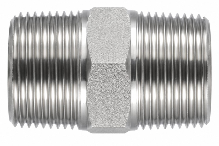 316L Hex Nipple, Low-Pressure Type　