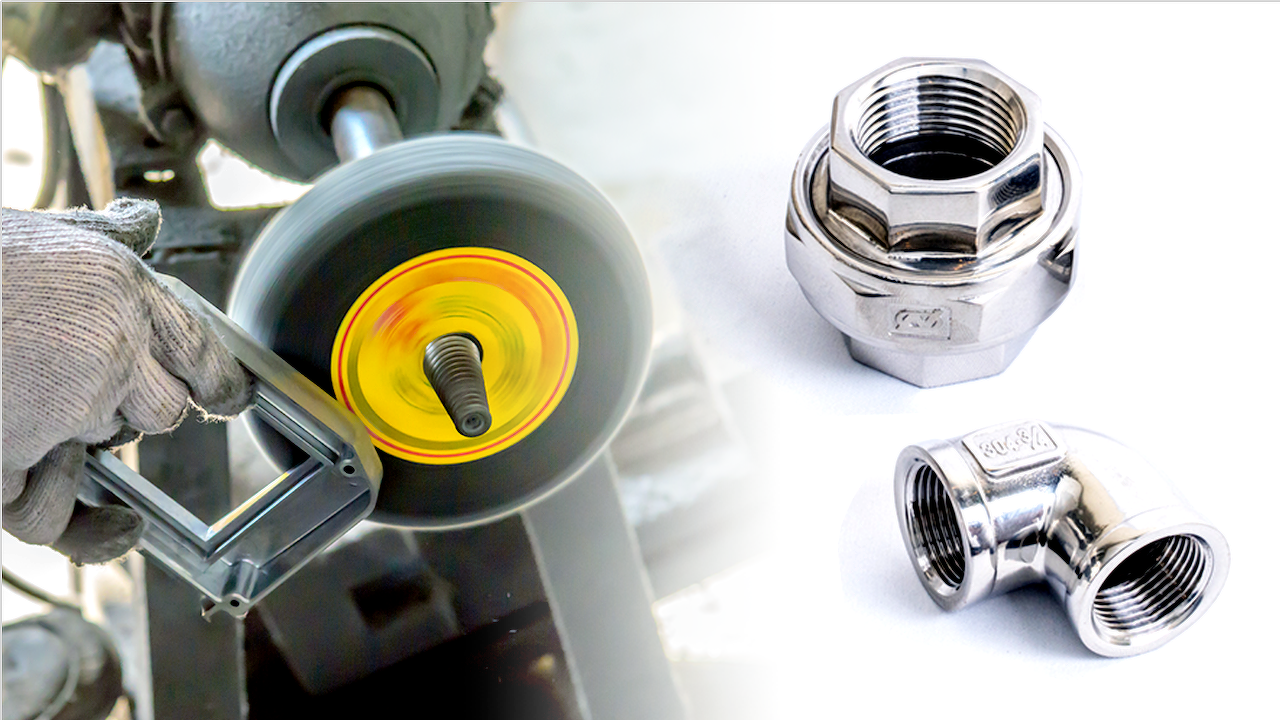 Image of the polishing process