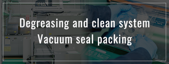 Degreasing and clean system / Vacuum seal packing